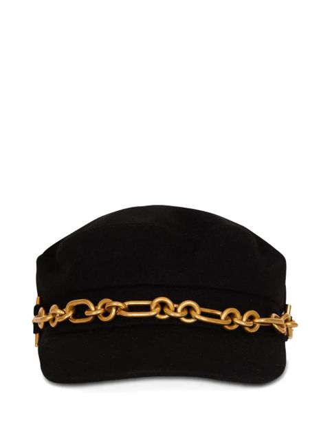 Balmain Brandebourg wool cap - Black - zdjęcie produktu nr 1