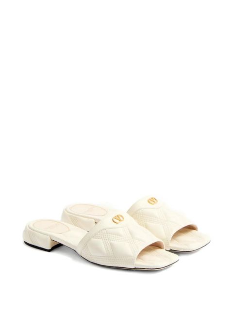Valentino Garavani 20mm Quiltie 67 sandals - White