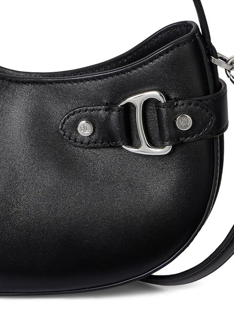 Lauren Ralph Lauren torebka skórzana kolor czarny 431980159