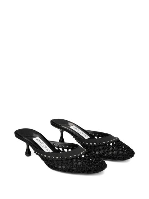 Jimmy Choo 50mm Pixie mules - Black