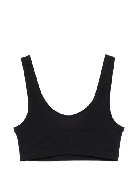 Jil Sander logo-print bikini top - Black - zdjęcie produktu nr 2