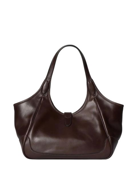Gucci Mercato piston-closure shoulder bag - Brown