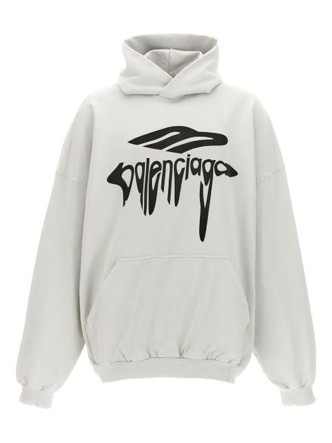 Balenciaga 3B Liquefied hoodie - White - zdjęcie produktu nr 1