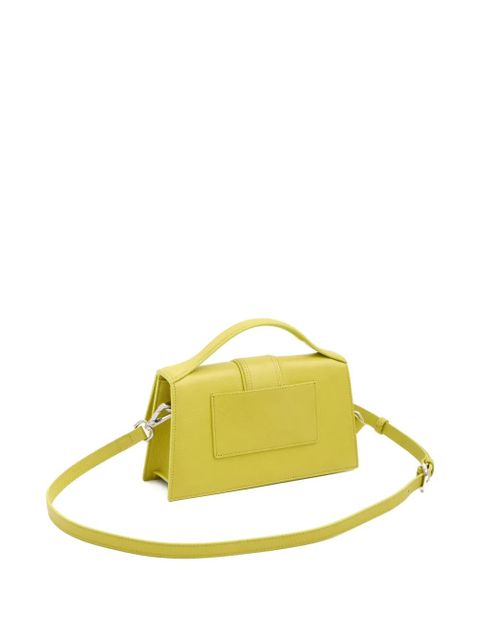 Jacquemus Bambino top handle leather tote bag - Green