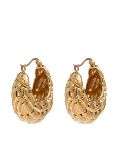 Cult Gaia Farina hoop earrings - Gold