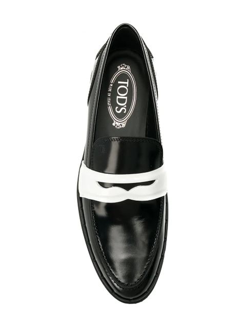 Tod's flatform loafers - Black