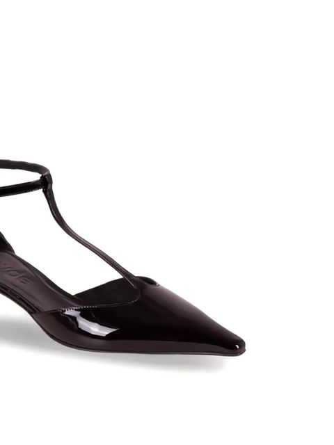 Aeyde 25mm Roda T-strap point-toe pumps - Black