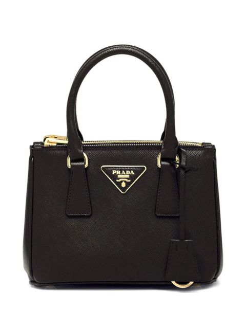 Prada Galleria leather mini bag - Black - zdjęcie produktu nr 1