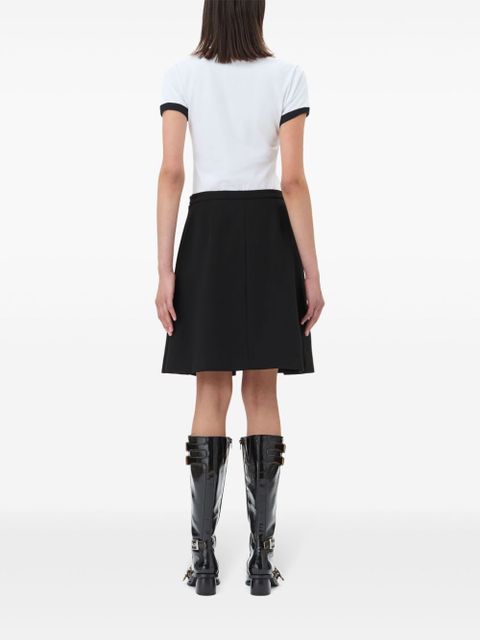 GANNI logo-print T-shirt - White