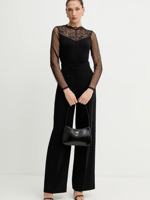 Morgan bluzka damska kolor czarny TGLOW