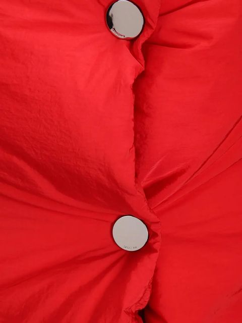 Sportmax buttoned padded scarf - Red