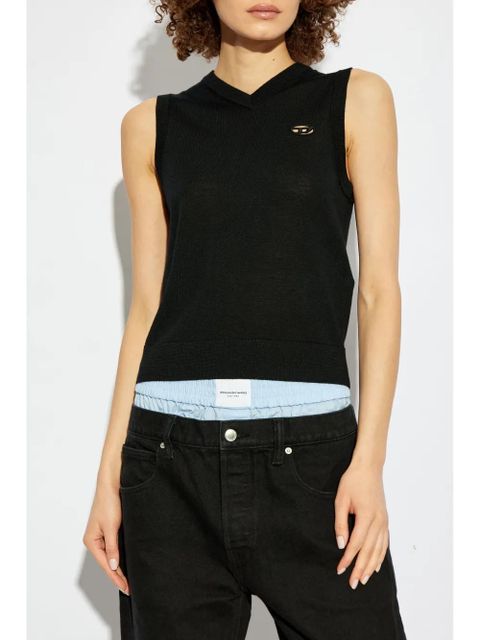 Diesel M-Aligea vest - Black