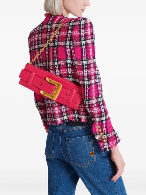 Balmain Anthem leather shoulder bag - Pink