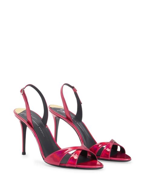 Giuseppe Zanotti Dorotee 90mm leather sandals - Pink - zdjęcie produktu nr 2