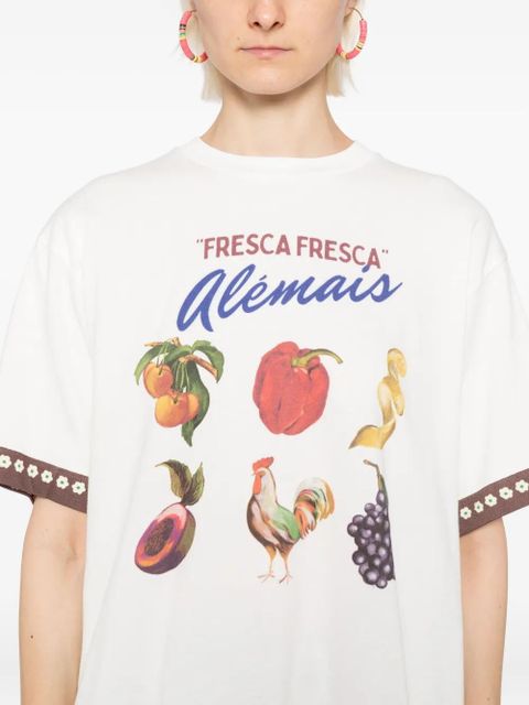 ALEMAIS Mercado T-shirt - White