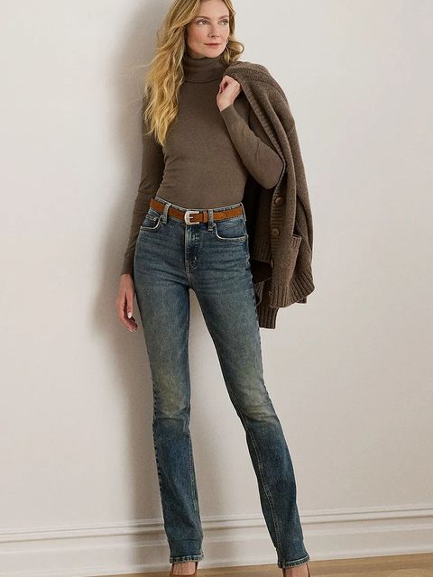 Lauren Ralph Lauren sweter z domieszką jedwabiu