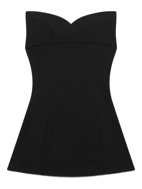 GCDS square-neck mini dress (two-piece) - Black - zdjęcie produktu nr 2