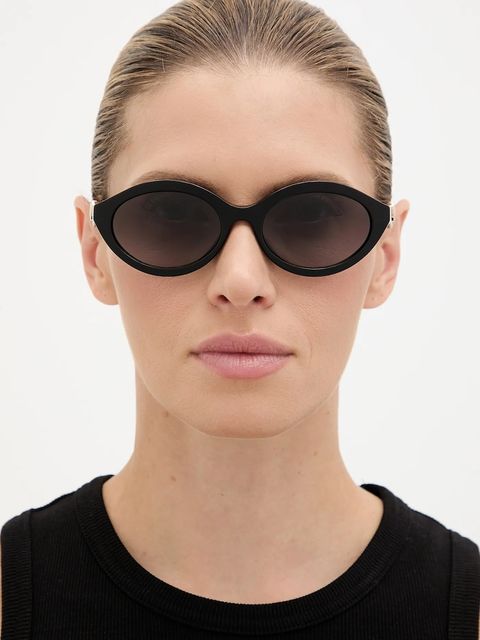 Michael Kors okulary przeciwsłoneczne damskie kolor czarny 0MK2257U