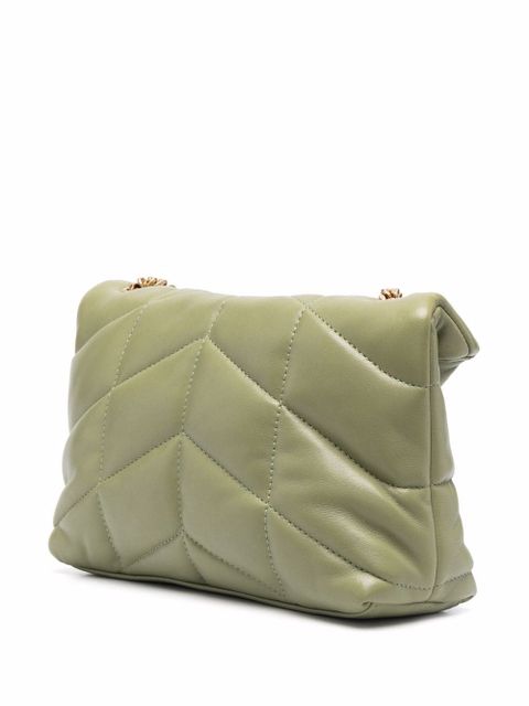 Saint Laurent Puffy mini bag - Green - zdjęcie produktu nr 2
