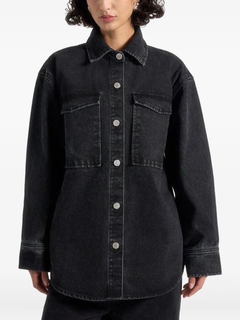 Manière De Voir denim shirt - Black - zdjęcie produktu nr 1