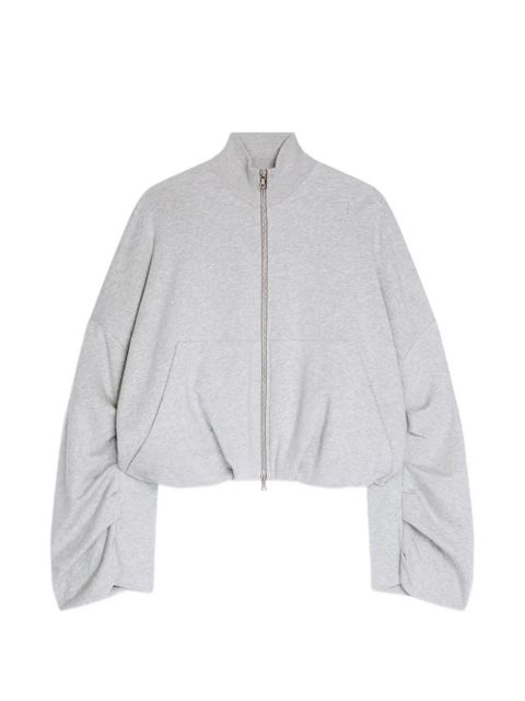 DRIES VAN NOTEN draped jersey jacket - Grey - zdjęcie produktu nr 1