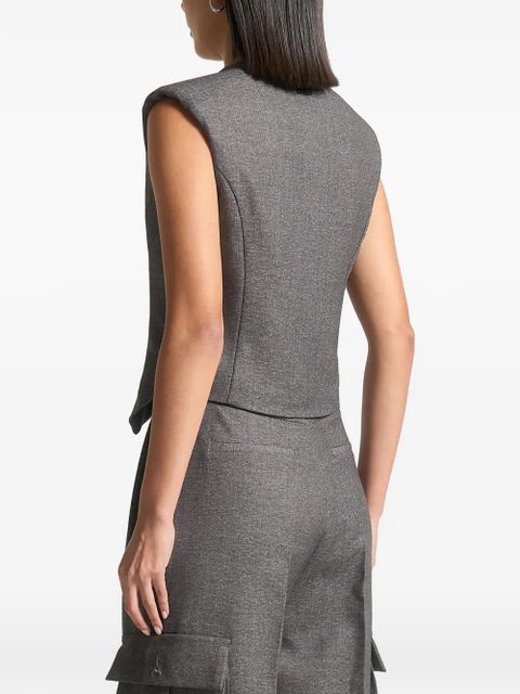 Manière De Voir wrap tailored waistcoat - Grey - zdjęcie produktu nr 2