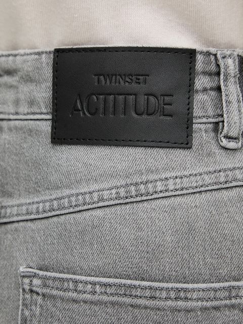 Twinset jeansy damskie high waist 252AT2200