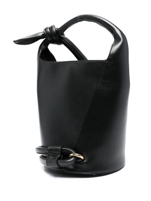 Jacquemus Le Petit Tourni leather bag - Black