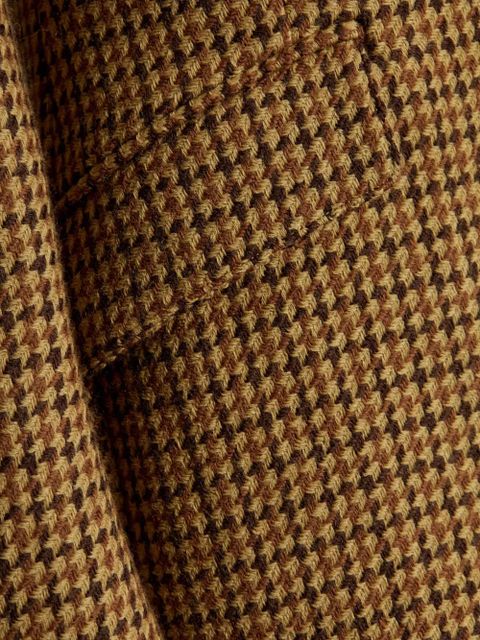 The Attico houndstooth blazer - Brown