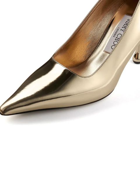 Jimmy Choo 80mm Ixia pumps - Gold