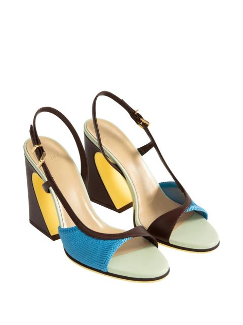 FENDI cutout heel arco pumps - Brown - zdjęcie produktu nr 2