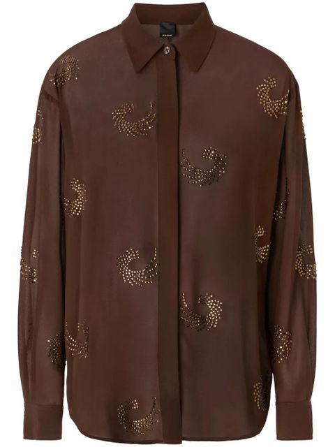 PINKO Fortini shirt - Brown - zdjęcie produktu nr 1