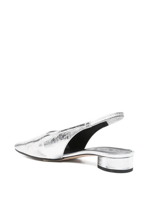 Aeyde Dua slingback pumps - Silver