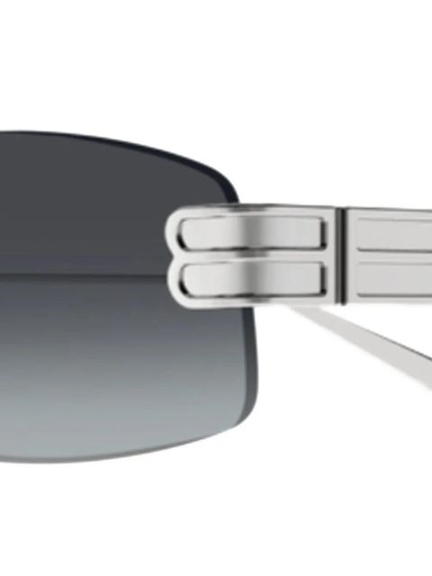 Balenciaga Eyewear logo-detail sunglasses - Silver