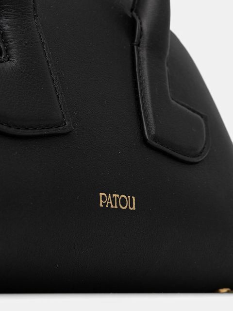 Patou torebka skórzana kolor czarny BA0195000