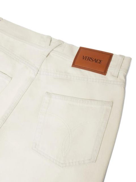 Versace cotton jeans - White