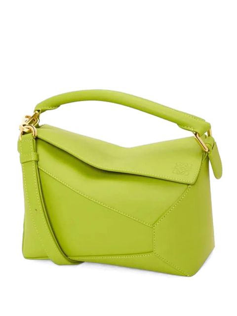 LOEWE small Puzzle bag - Green - zdjęcie produktu nr 1