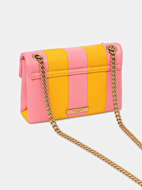 Kurt Geiger London torebka skórzana KENSINGTON kolor różowy 3582257109