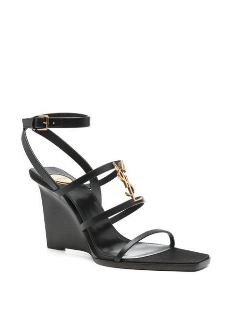 Saint Laurent 100mm Cassandra sandals - Black - zdjęcie produktu nr 2