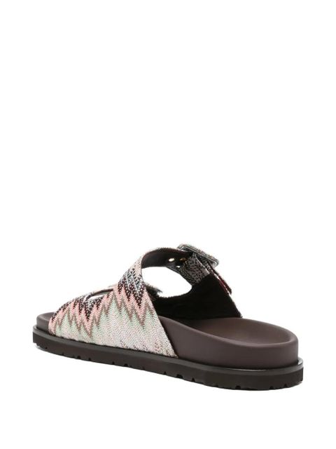 Missoni clear snake sandal - Pink