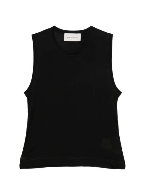 AMI Paris Ami de Coeur tank top - Black - zdjęcie produktu nr 1