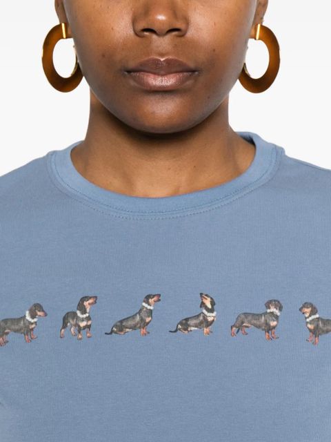 Eleh graphic-print T-shirt - Blue