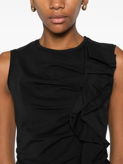 Ulla Johnson Clio ruffled tank top - Black