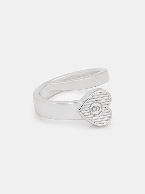 MM6 Maison Margiela pierścionek damski mosiężny - zdjęcie produktu nr 1