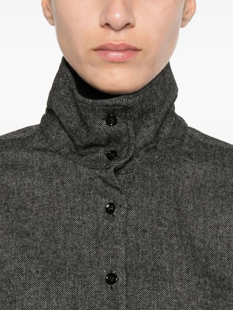 SOLOTRE buttoned-collar shirt - Grey