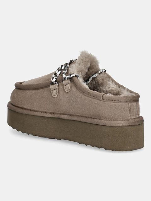 Answear.LAB śniegowce zamszowe kolor beżowy - zdjęcie produktu nr 2