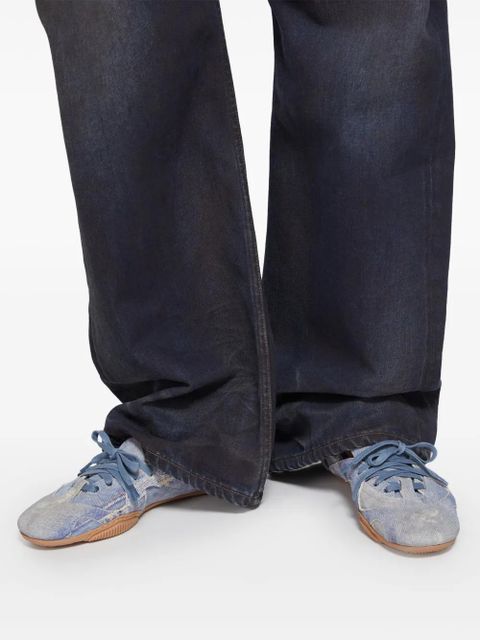 Acne Studios lace-up leather shoes - Blue