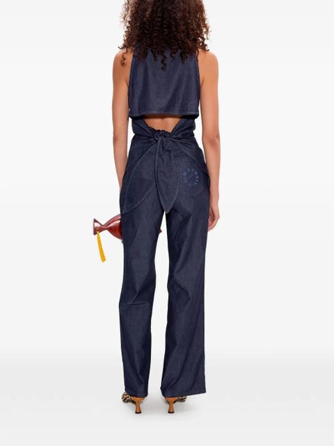 Simon Miller Loch sleeveless buttoned top - Blue - zdjęcie produktu nr 2