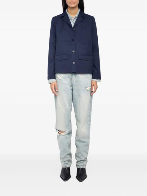 Zadig&Voltaire button-fastening blazer - Blue