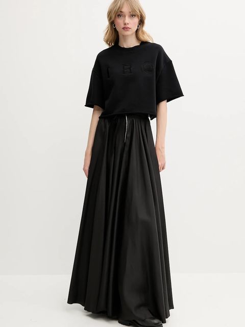 IRO t-shirt bawełniany damski kolor czarny WF14OLINDA